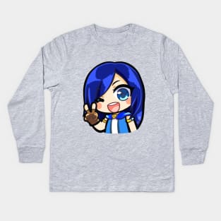 Funneh Peace Emoji Kids Long Sleeve T-Shirt